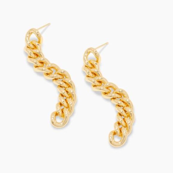 Gorjana Lou Link Drop Earrings - Picture 3 of 4